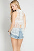 Back View On Top Of The World Lace Open Back at Misty Boutique 