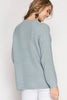 Back View Perfect Choker Neck Sweater at Misty Boutique 