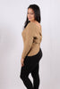 Side View Open Back Sweater at Misty Boutique 