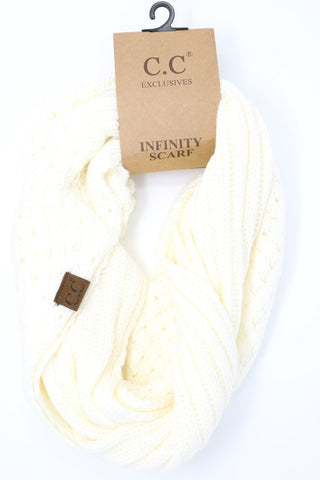 Basket CC Infinity Scarf at Misty Boutique 