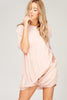 Front View Trendy Pink Knot Party Dress at Misty Boutique