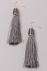 Simple Cord Tassel Earrings at Misty Boutique 